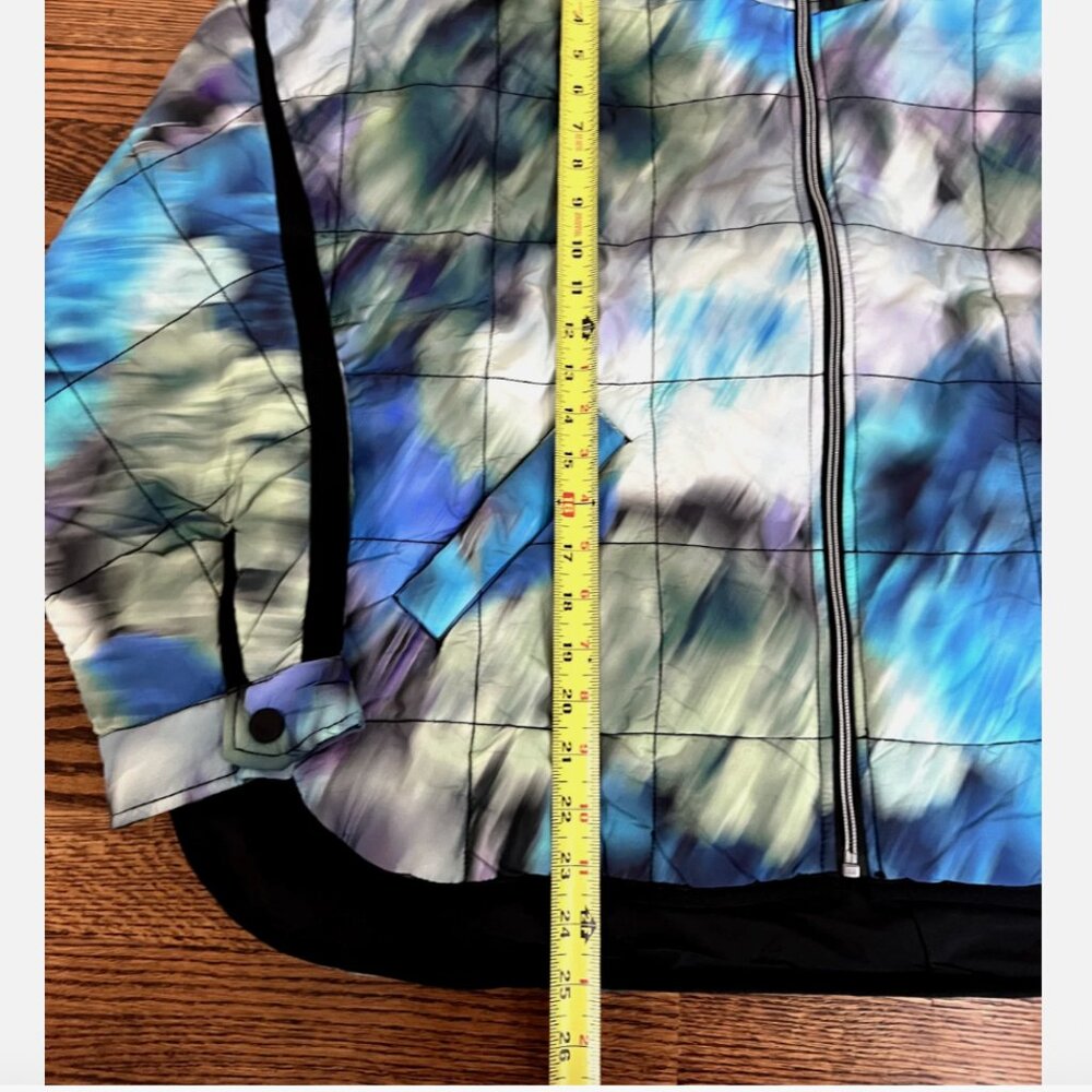 Free People Movement Pippa Printed Packable Puffer Jacket Blurry Flowers Combo M - Picture 4 of 10
